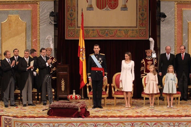 Imagen del acto de proclamación de S.M. el Rey D. Felipe VI en el Congreso de los Diputados 