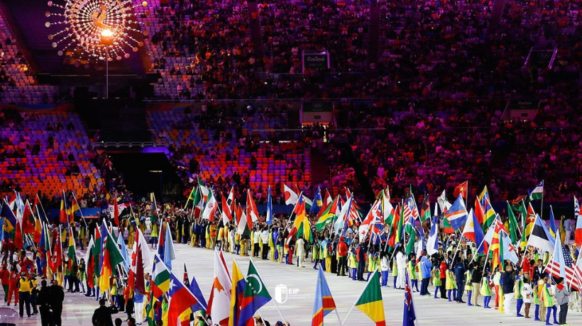 Ceremonia de inauguración de los juegos olímpicos